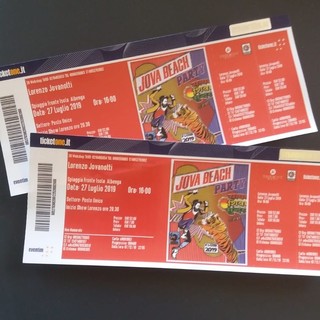 Vuoi partecipare all'ultima tappa del Jova Beach Party? Un privato rivende due biglietti acquisiti per la data di Albenga