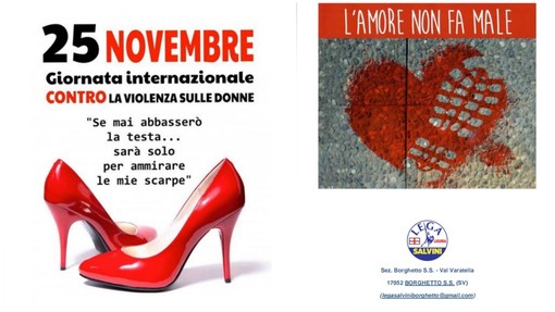 Giornata Internazionale contro la Violenza sulle Donne: a Borghetto S. Spirito il Gazebo Solidale della Lega