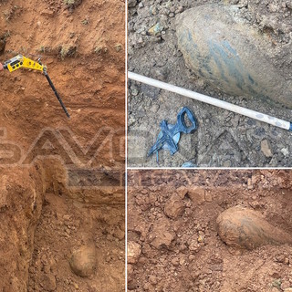 Il residuato bellico rinvenuto all'aeroporto "Panero"