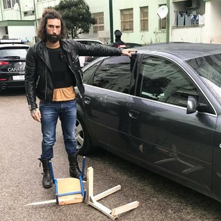 Ecco la foto pubblicata sulla pagina Facebook "Abbombazza 100% Brumotti" dopo l'aggressione