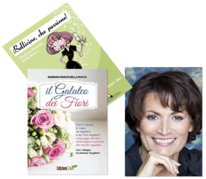Domani alla Ubik di Savona si parla di fiori e "bollicine" con Barbara Ronchi Della Rocca Domani alla Ubik di Savona si parla di fiori e "bollicine" con Barbara Ronchi Della Rocca