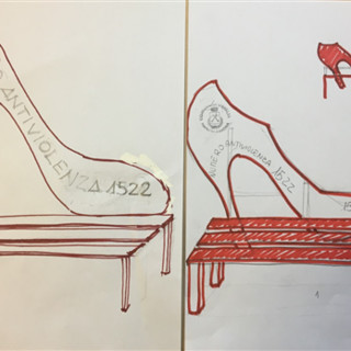 Osiglia dice basta alla violenza sulle donne con una panchina autocostruita