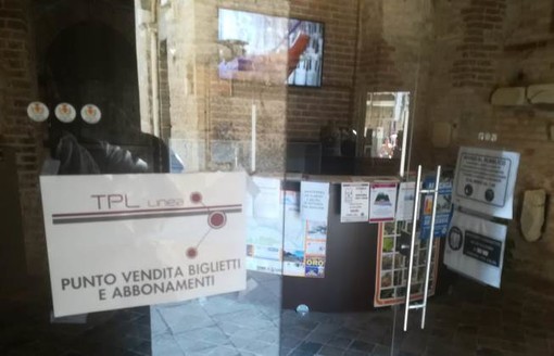 TPL Linea ad Albenga: servizio biglietteria all'ufficio IAT