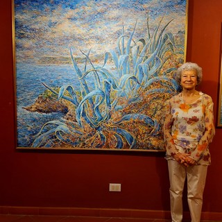 Albenga, le opere di Binny Dobelli impreziosiscono le sale di Palazzo Oddo con la mostra personale dell'artista