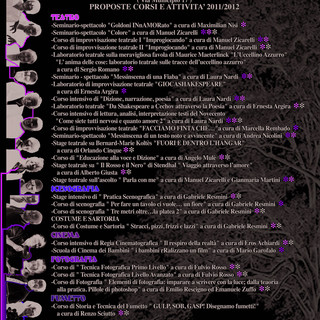 Borgio: presentazione corsi e docenti per la Compagnia del Barone Rampante