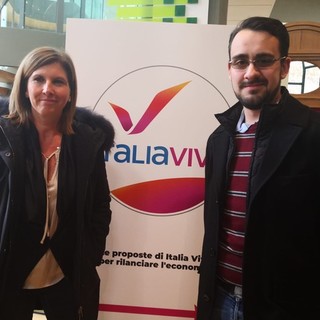 Valerio Ferrari e Barbara Pasquali: delegazione ligure alla convention torinese di Italia Viva