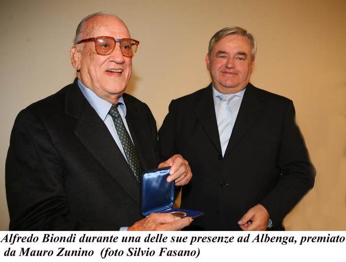 Il ricordo di un Alfredo Biondi "amico di Albenga e degli albenganesi" Il ricordo di un Alfredo Biondi "amico di Albenga e degli albenganesi"