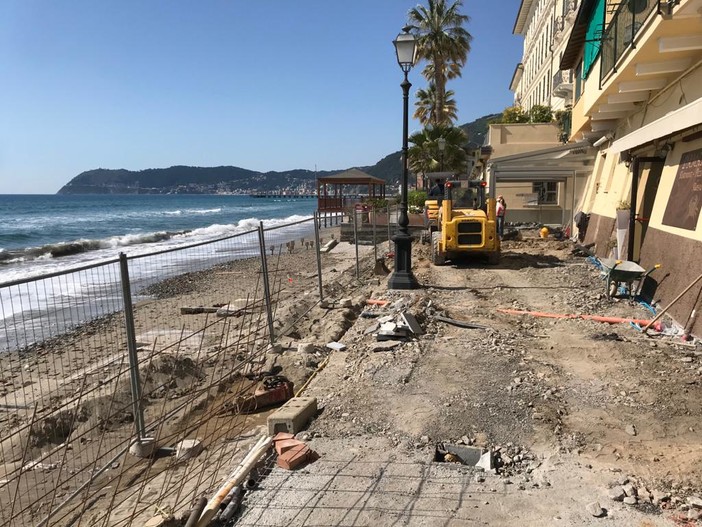 Riaprono i cantieri ad Alassio: erano stati sospesi dopo il Dpcm del 9 marzo