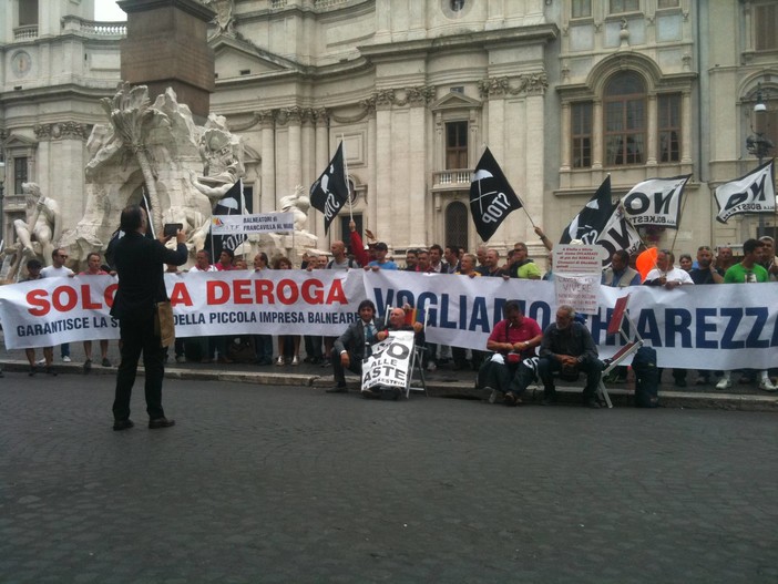 I concessionari degli stabilimenti balneari approdano oggi in Senato I concessionari degli stabilimenti balneari approdano oggi in Senato