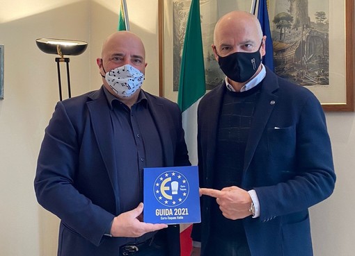 L’assessore regionale Berrino incontra il presidente di Euro-Toques: "Nella guida 2021 dieci ristoranti liguri" L’assessore regionale Berrino incontra il presidente di Euro-Toques: "Nella guida 2021 dieci ristoranti liguri"
