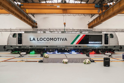 Vado Ligure, Bombardier presenta la nuova locomotiva TRAXX DC3 (FOTO)