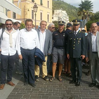 Bruzzone (Lega Nord) alla festa di S. Matteo a Laigueglia