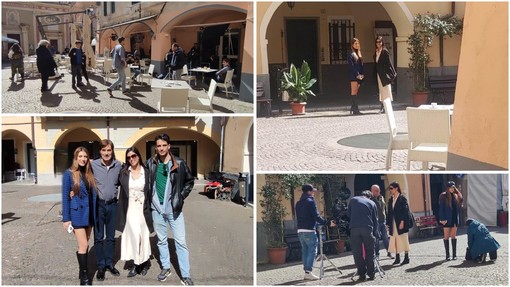 Anche Pietra Ligure tra gli scenari del film “Coccinelle sul soffitto”: mattinata di riprese nel centro storico (FOTO) Anche Pietra Ligure tra gli scenari del film “Coccinelle sul soffitto”: mattinata di riprese nel centro storico (FOTO)