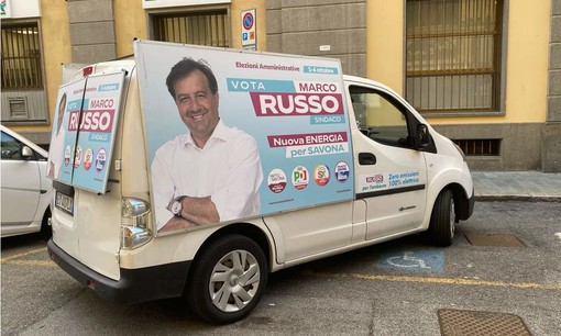 Elezioni Savona, il camion pubblicitario di Russo parcheggiato nei posti per i disabili. L'affondo di Schirru: "Quando dalle parole si passa ai fatti, per le sinistre iniziano sempre i problemi" Elezioni Savona, il camion pubblicitario di Russo parcheggiato nei posti per i disabili. L'affondo di Schirru: "Quando dalle parole si passa ai fatti, per le sinistre iniziano sempre i problemi"
