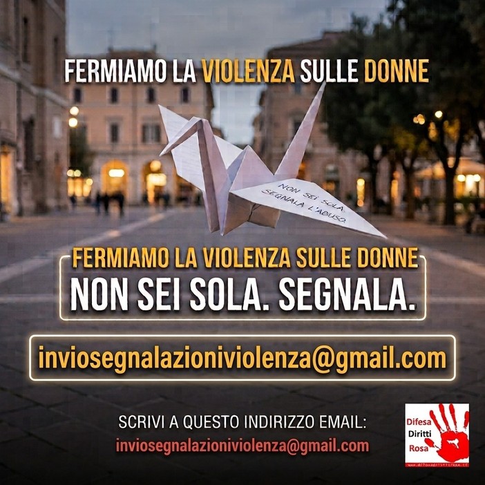 Violenza sulle donne, l’allarme di Difesa Diritti Rosa: "Non ignorate i primi segnali" Violenza sulle donne, l’allarme di Difesa Diritti Rosa: "Non ignorate i primi segnali"