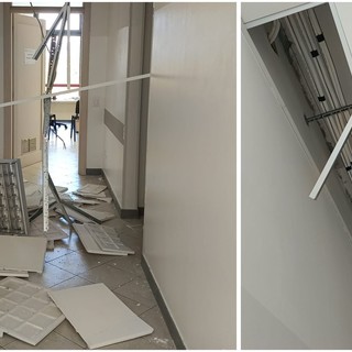 Albenga, crolla il controsoffitto nell’ambulatorio di Neuropsichiatria infantile. Casella (AVS): "Solo per una fortuita coincidenza nessuno si è fatto male"