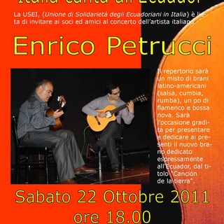 Savona: sabato sera prende il via il ciclo di concerti “L’Italia canta all’Ecuador”