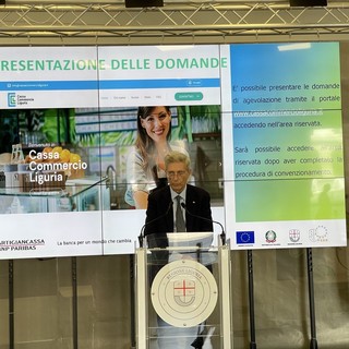 Sostegno alle imprese, Regione Liguria lancia la “Cassa Commercio Liguria” (Video) Sostegno alle imprese, Regione Liguria lancia la “Cassa Commercio Liguria” (Video)