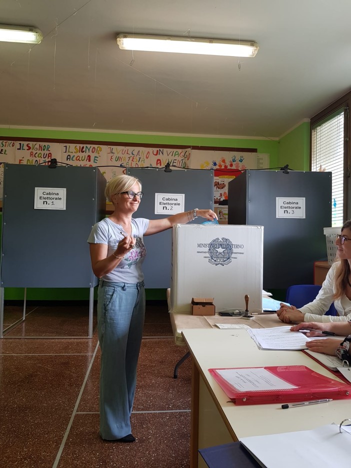 Candidati sindaco al voto: Claudia Arduino alle urne a Laigueglia