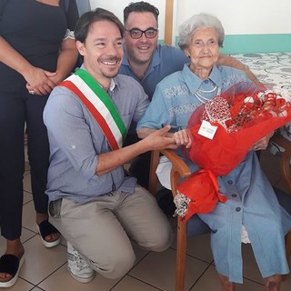 Spotorno festeggia "Cina" Griffo per il suo 100° compleanno