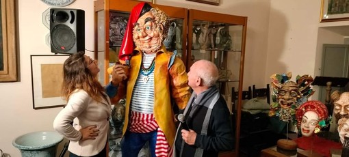 Savona, svelato il Cicciolin in cartapesta alto 2 metri: può partire il Carnevale Savona, svelato il Cicciolin in cartapesta alto 2 metri: può partire il Carnevale