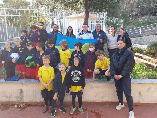 Calcio. Il Celle Riviera accoglie nei Primi Calci 4 bimbi ucraini in fuga dalla guerra (FOTO)