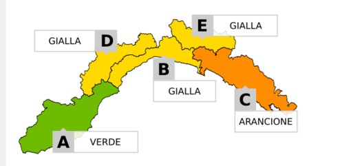 Prorogata l'allerta meteo: ancora pioggia specie sul levante savonese