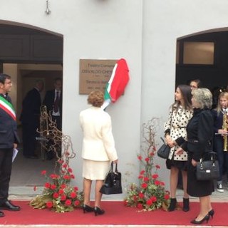 Cairo, intitolato il "Teatro Comunale" all'ex sindaco Osvaldo Chebello (FOTO e VIDEO)