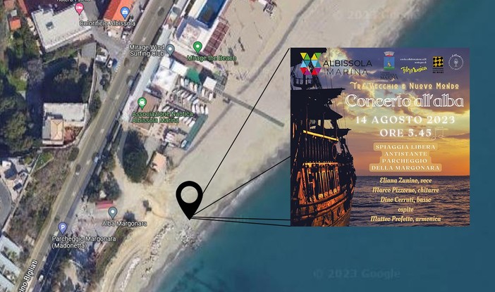 Albissola Marina, Concerto all’alba al pontile della spiaggia della Margonara Albissola Marina, Concerto all’alba al pontile della spiaggia della Margonara