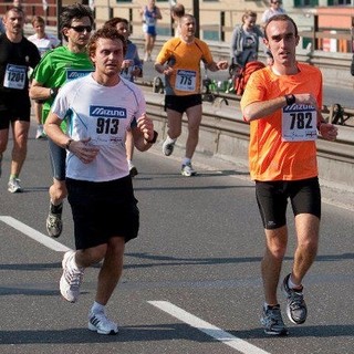 Cangiano e Ansaldi durante una competizione