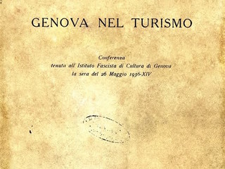 Conferenza “Genova nel Turismo” 1936 Conferenza “Genova nel Turismo” 1936