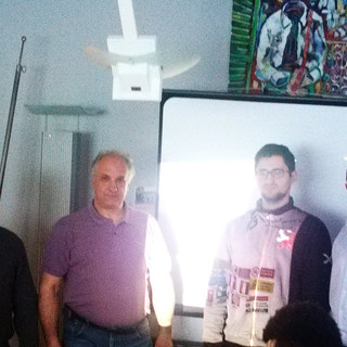 Da sinistra nella foto: Ferro, Sironi, Janov, Berro