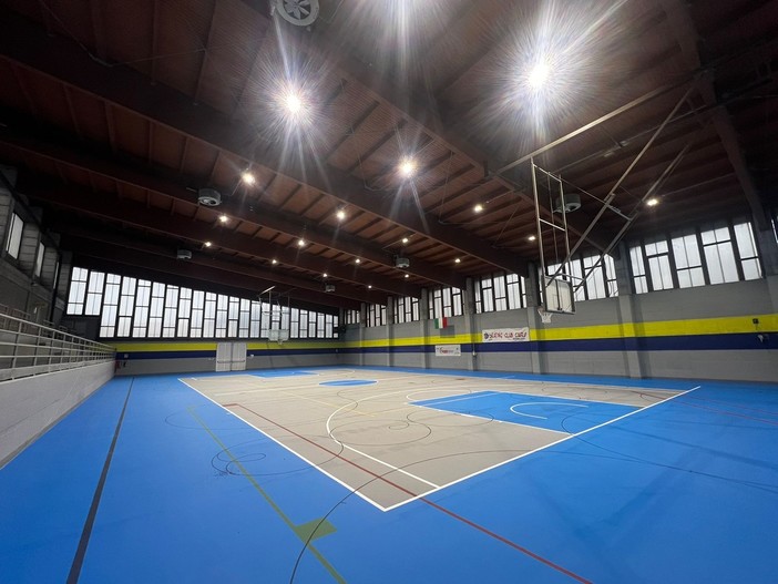 Cairo Montenotte, riapre il Palazzetto dello Sport: completato il restyling, intervento da 220 mila euro