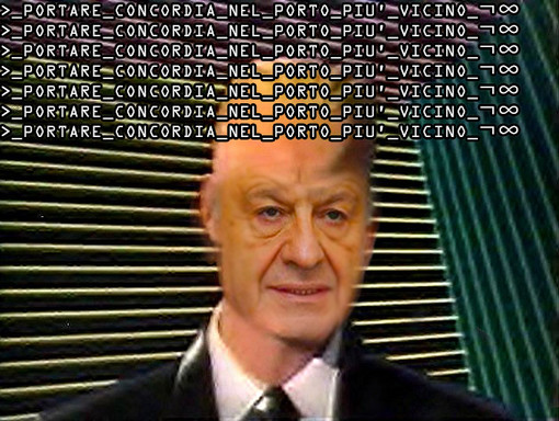 Clini come Max Headroom: "portare la Concordia nel porto più vicino" Identica dichiarazione 5 giorni fa