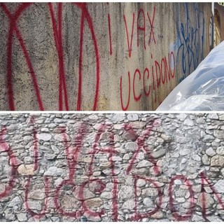 Scritte no vax sui muri di Loano, il sindaco Lettieri: "Atto vandalico che si commenta da solo" Scritte no vax sui muri di Loano, il sindaco Lettieri: "Atto vandalico che si commenta da solo"