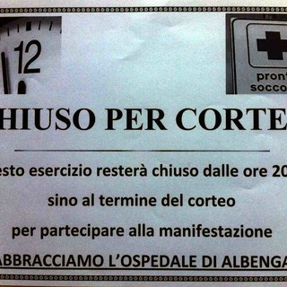 Albenga: “Chiuso per Corteo”