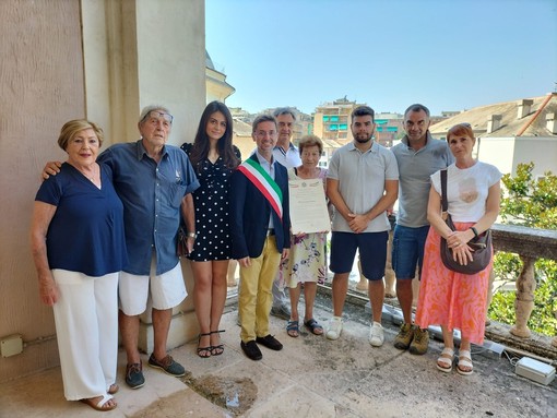 Loano ricorda Piero Pesce, conferita la cittadinanza benemerita alla memoria Loano ricorda Piero Pesce, conferita la cittadinanza benemerita alla memoria