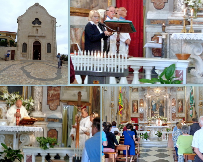 Celebrata quest'oggi a Varazze una messa in ricordo del passaggio di S. Caterina da Siena