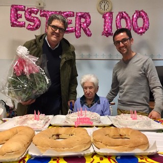 Loano, grande festa per i 100 anni di Ester Prato