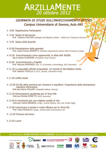 Arzillamente a Savona Arzillamente a Savona