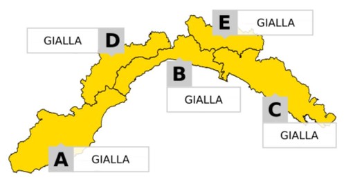 Maltempo: domenica 1° dicembre allerta gialla per piogge diffuse su tutta la Liguria Maltempo: domenica 1° dicembre allerta gialla per piogge diffuse su tutta la Liguria