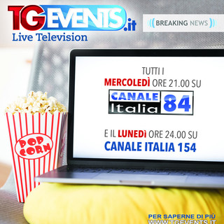 TGevents Television da oggi in onda anche sulla rete nazionale di Canale Italia 84 TGevents Television da oggi in onda anche sulla rete nazionale di Canale Italia 84