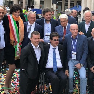 Il sindaco Caprioglio a Genova per la cerimonia degli EPYG2017: “Vi accogliamo a braccia aperte” (FOTO e VIDEO)