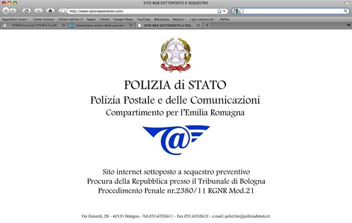 Ad un mese dal sequestro di Savonaeponente, parla Valeria Rossi. Donna Savonese