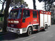 Bastia d'Albenga: camion incastrato in una rotonda intervengono i Vigili del Fuoco