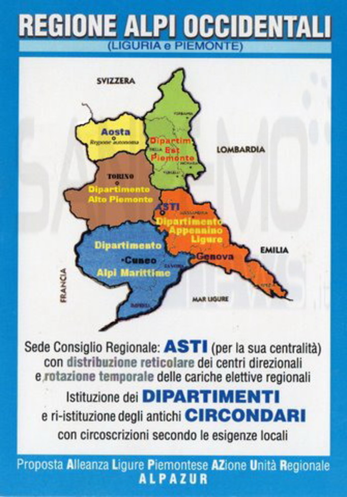 Regionali, Berio (Alpazur) scrive a Cofferati:"Battersi per unione province liguri col rispettivo entroterra" Regionali, Berio (Alpazur) scrive a Cofferati:"Battersi per unione province liguri col rispettivo entroterra"