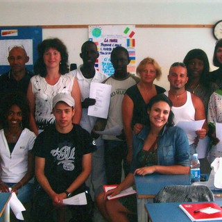 Foto di gruppo fine anno scolastico del 2011