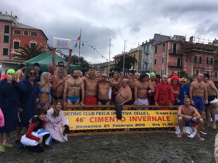 58 coraggiosi sfidano il freddo glaciale di Burian per la 46ª edizione del cimento invernale di Celle (FOTO e VIDEO)