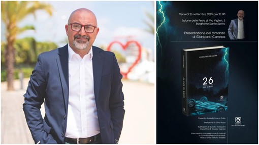 Da sindaco a scrittore di romanzi: Giancarlo Canepa presenta “26 ore di buio” Da sindaco a scrittore di romanzi: Giancarlo Canepa presenta “26 ore di buio”