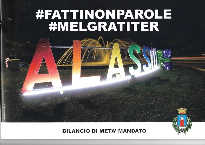 La copertina del libretto inviato dall'amministrazione alla cittadinanza La copertina del libretto inviato dall'amministrazione alla cittadinanza